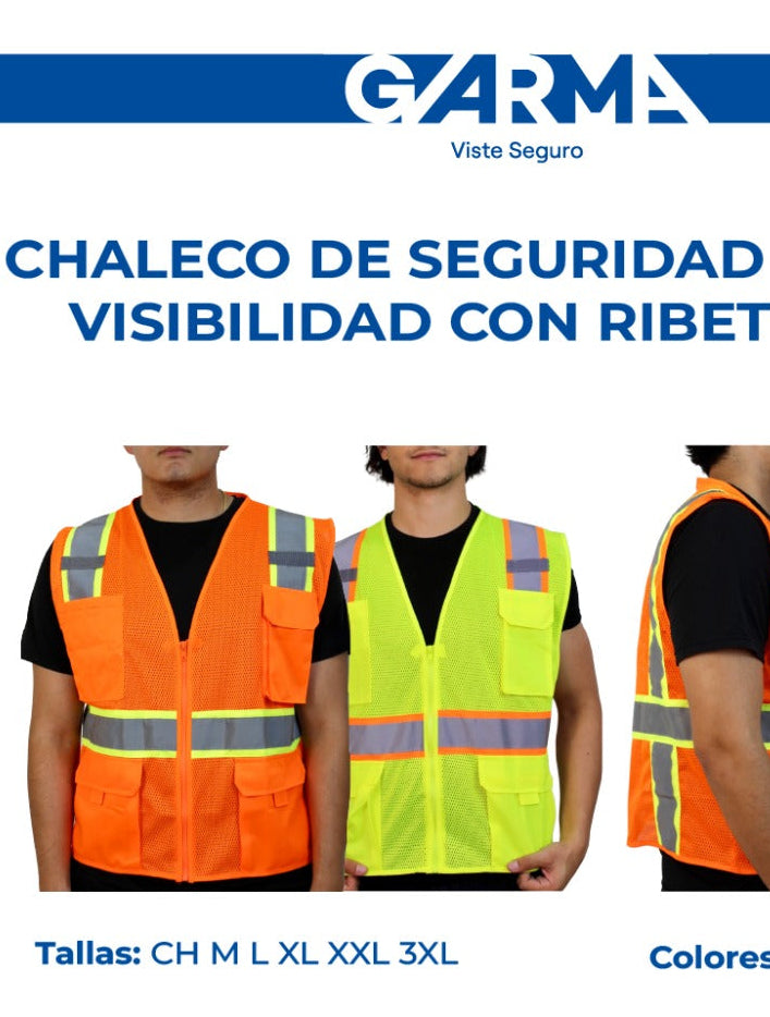 CHALECO  ALTA VISIBILIDAD CLASE III
