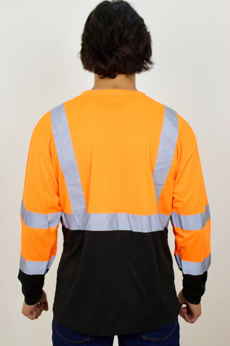 PLAYERA CR ML CCR ALTA VISIBILIDAD NARANJA, LIMON, ROYAL