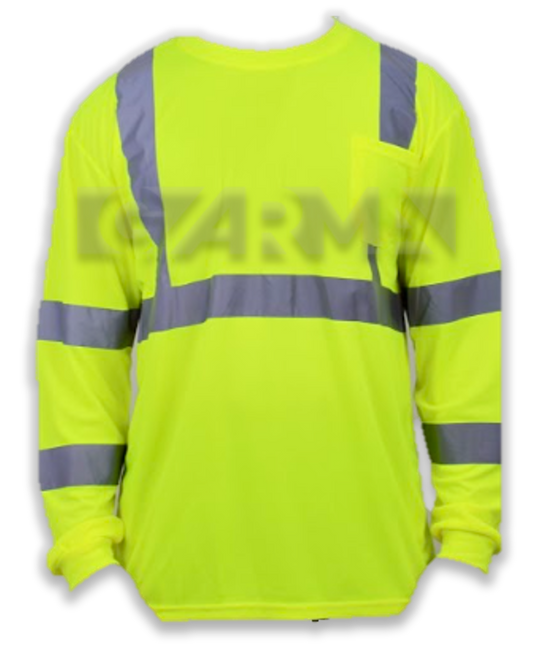 PLAYERA CR ML CCR ST900 SAFETY GREEN