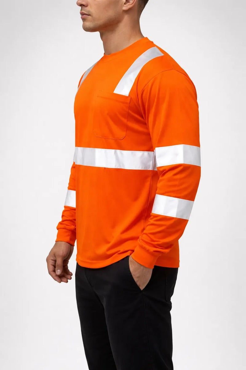 PLAYERA CR ML CCR ST900 SAFETY GREEN