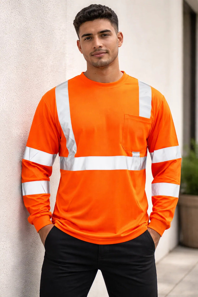 PLAYERA CR ML CCR ST900 SAFETY GREEN